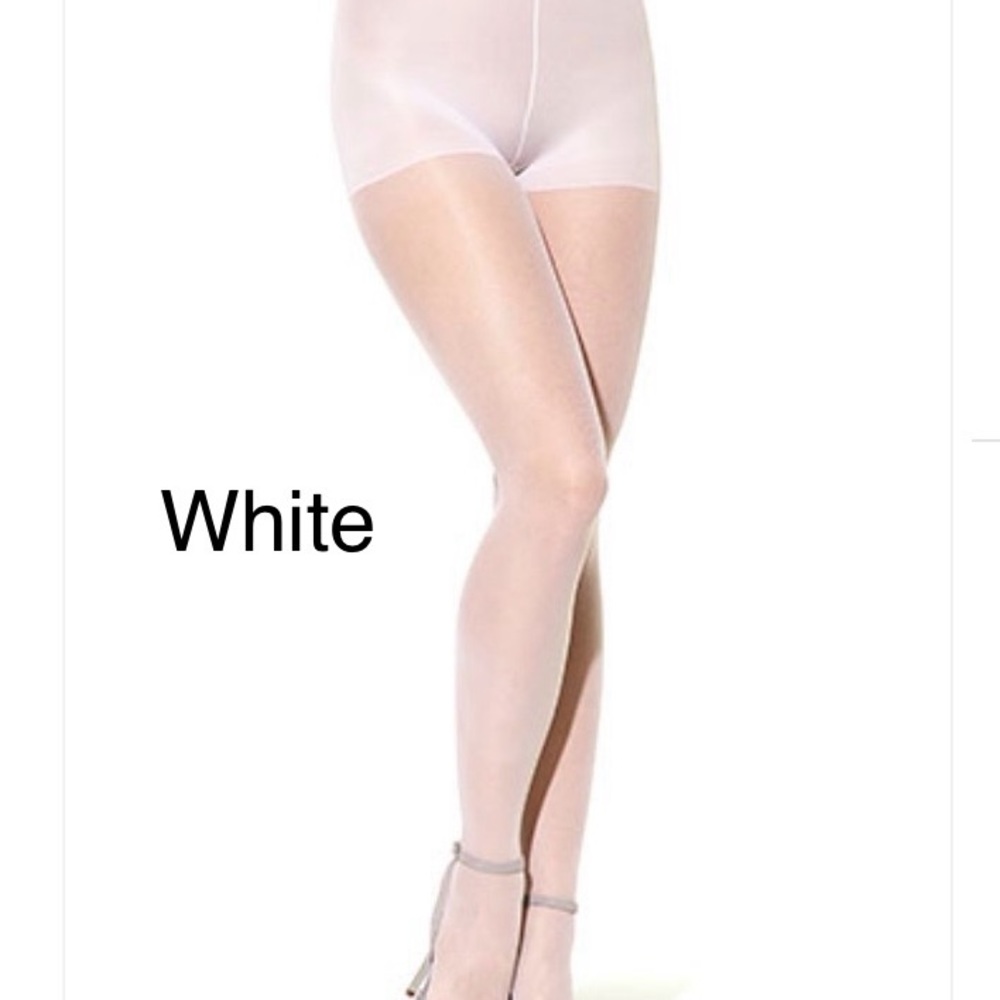 Silkies Ultra Total Leg Control Support Pantyhose- White